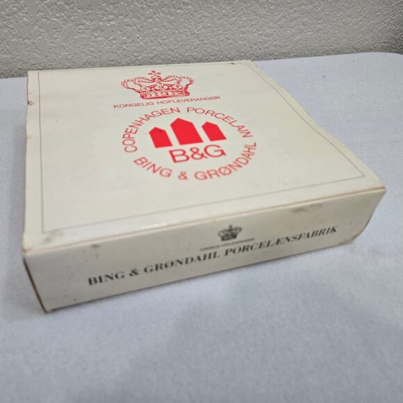 B&G 1975 Denmark Mother's Day Plate 9375 Deer & Fawn Mors Dag Vintage w/Box - Picture 6 of 10